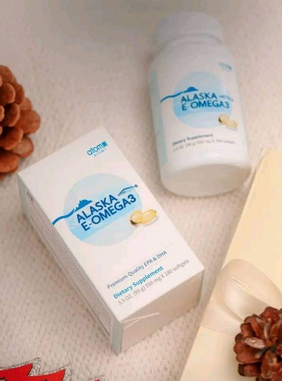 Omega 3 com Vitamina E da Atomy